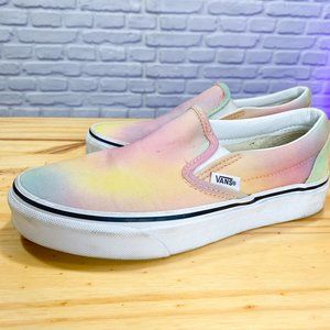 Vans® Asher Women's Slip-On Shoes: Multicolor Holographic Womens Size 6